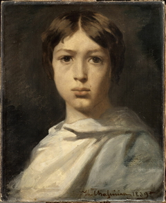 Portrait de jeune garçon. Le Broyeur de couleurs de l'artiste by Théodore Chassériau