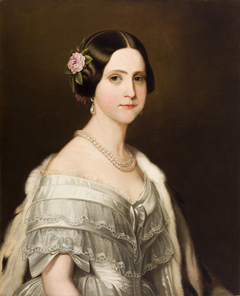 Portrait de S. A. I. Mme. la Princesse Dona Marie Amélie du Brésil by Friedrich Dürck