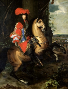 Portrait équestre de Louis XIV by Adam Frans van der Meulen