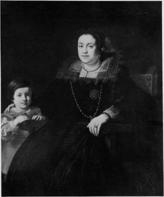 Portrait of a Woman and Her Son by Justus Sustermans