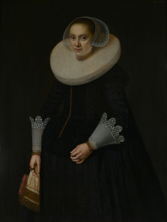 Portrait of a woman by Nicolaes Eliaszoon Pickenoy