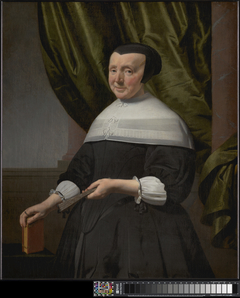 Portrait of a woman, possibly a sister of Cornelis Jacobsz. Groot by Caesar van Everdingen