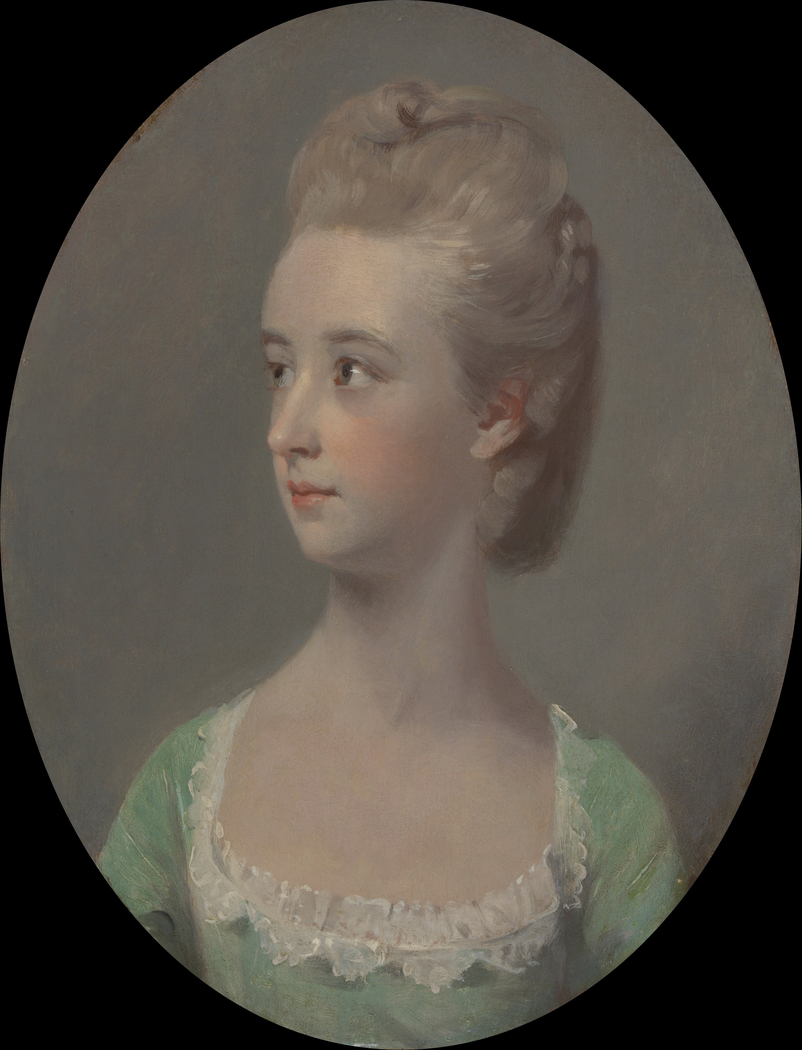 Portrait of a young woman, possibly Miss Nettlethorpe