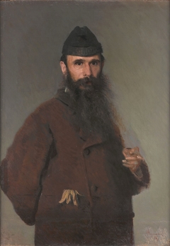 Portrait of Alexander Dmitrievich Litovchenko by Ivan Kramskoi
