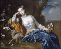 Portrait of Henrietta, Duchess of Bolton (1682-1730) as a Shepherdess by James Maubert