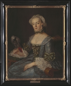 Portrait of Hester Anna van Foreest (1736- ) by Tethart Philipp Christian Haag