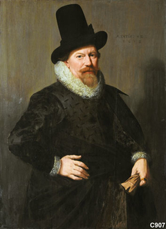 Portrait of Jan Martensz Merens (1574-1642) by Jacques Waben