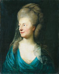 Portrait of Johanna Henriette Louise Countess of Bestucheff-Rumin, née von Carlowitz (1717-1787) (?) by Anton Graff