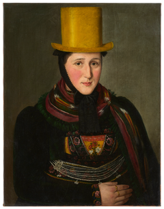 Portrait of Katharina Werle, née Rombach (1808 – 1863) by Lukas Kirner