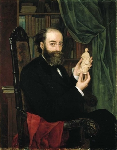 Portrait of Lorentz Dietrichson by Johanne Mathilde Dietrichson