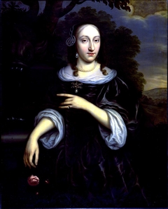 Portrait of Maria Coymans (1645- ) by Cornelius Janson van Ceulen the Younger
