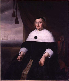 Portrait of Maria Smit, wife of Gideon de Wildt by Bartholomeus van der Helst