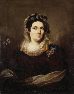 "Portrait of the Dame of the Order of St. Catherine" by Anonymous