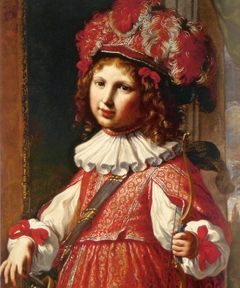 Portrait of Vincenzo Ferdinando Ranuzzi as Amor by Elisabetta Sirani