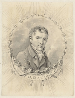 Portret van Jan George Rauppe by Reinier Ziesenis