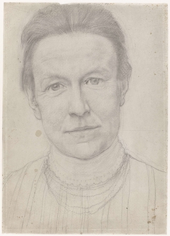 Portret van Mevrouw J.H. Derkinderen-Besier by Antoon Derkinderen