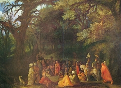 Preaching of John the Baptist by Anonymous