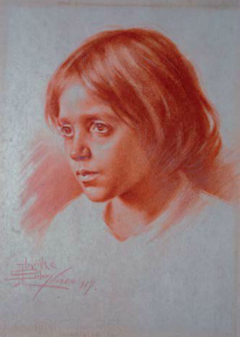 Retrato de Menina by José de Almeida e Silva