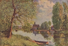 River Landscape in Moret-sur-Loing