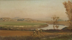 River Landscape, probably in Italy