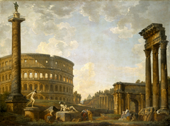 Roman Capriccio: The Colosseum and Other Monuments by Giovanni Paolo Panini