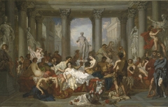 Romans of the Decadence by Thomas Couture