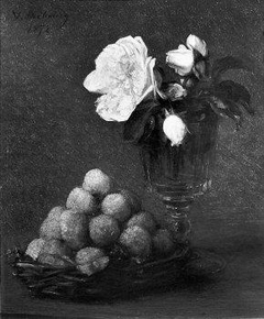 Roses et fraises by Victoria Dubourg