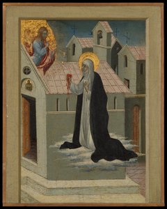 Saint Catherine of Siena Exchanging Her Heart with Christ by Giovanni di Paolo