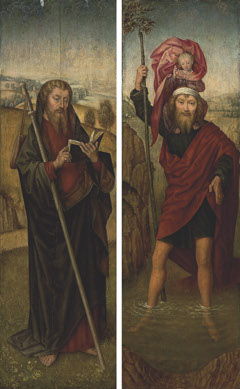 Saint James and Saint Christopher by Attributed to Hans Memling