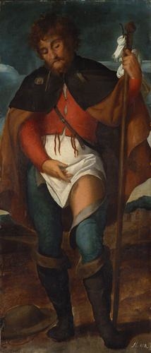 Saint Rochus by Palma Vecchio