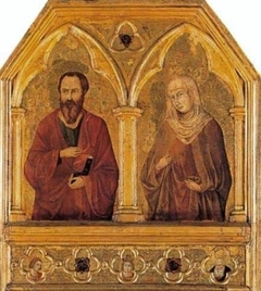 Saints Matthias and Elizabeth of Hungary (?)