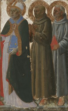 Saints Zenobius, Francis and Anthony of Padua by Zanobi Strozzi