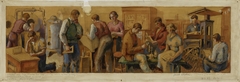 Scientists of Today (mural study, University Post Office, Seattle, Washington) by Jacob Elshin