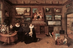 Sebastiaan Leerse in his Gallery by Frans Francken the Younger