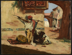 Sentinelle marocaine by Henri Regnault