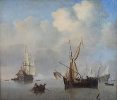 Shipping on a Calm Sea by Willem van de Velde the Younger