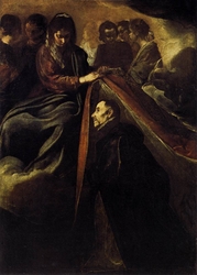 St. Ildefonso Receiving the Chasuble from the Virgin