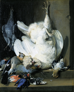 Still Life with Dead Poultry by Johann Heinrich Roos