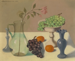 Still Life with Grapes by Gustave Van de Woestijne