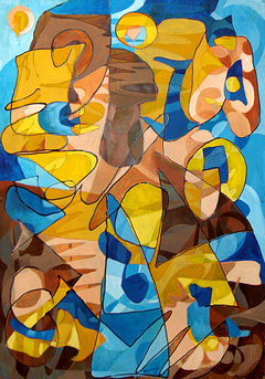 Study in Yellow and Blue