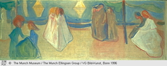 Summer Night (The Reinhardt Frieze) by Edvard Munch