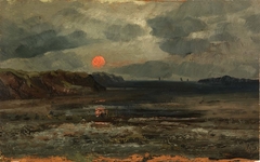 Sunrise over Fishing Waters--Maine by William Edward Norton