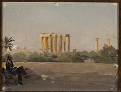 Temple of Jove in Athens. From the journey to Greece by Jan Ciągliński