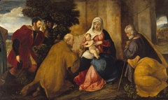 The Adoration of the Kings by Bonifazio Veronese