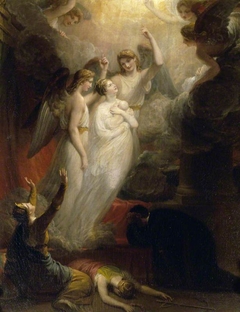 The Apotheosis of Princess Charlotte Augusta, Princess of Wales (1796-1817) by Henry Howard