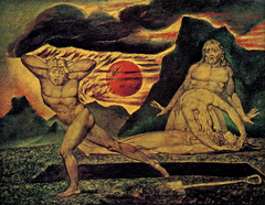 The Body of Abel Found by Adam and Eve by William Blake