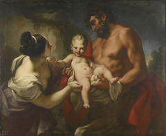 The Centaur Chiron Receiving the Infant Achilles by Antonio Balestra