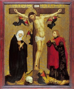 The Crucifixion with Mary and Saint John the Evangelist by Anonymous