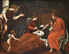 The death of Saint Joseph by Jacopo Vignali