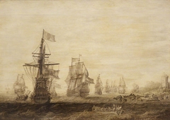 The Dutch Fleet by Heerman Witmont
